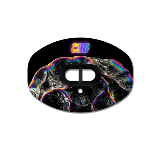 CHD Liquid Metal mouthguard — front view