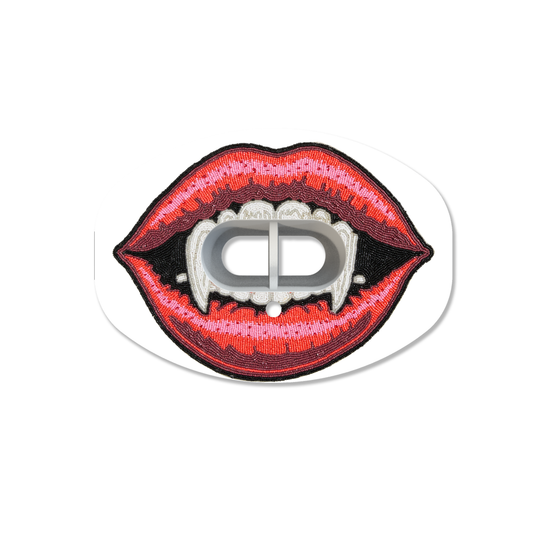 CHD Vampire Lips mouthguard — front view