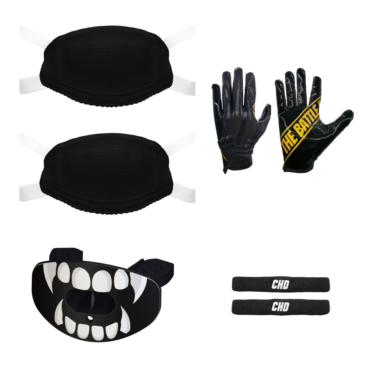 CHD Tackle Kit – Black — original component photos, contents shown together