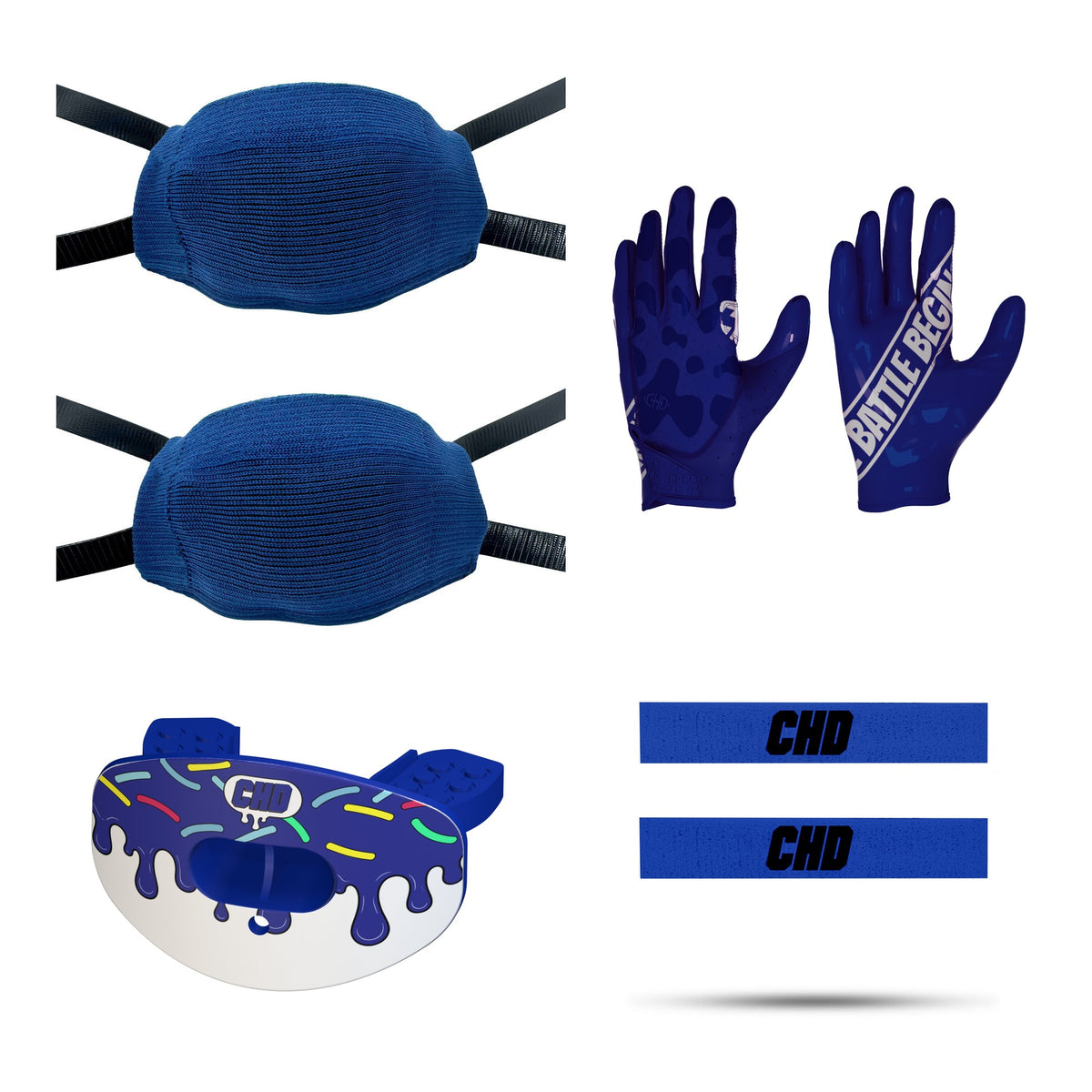 CHD Tackle Kit – Blue — original component photos, contents shown together
