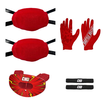 CHD Tackle Kit – Red — original component photos, contents shown together