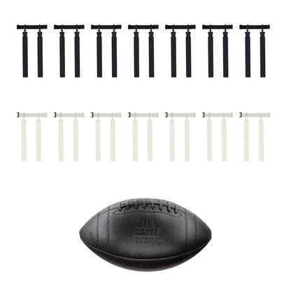 CHD Team Flag Pack – Black vs White — original component photos, contents shown together
