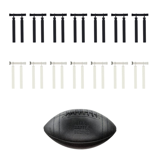 CHD Team Flag Pack – Black vs White — original component photos, contents shown together