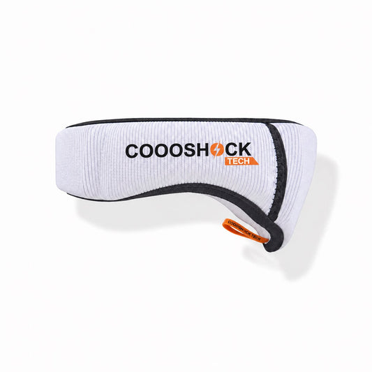 CoooShock Tech Loop headband in white