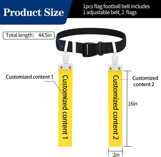 Custom Flag Football Belt
