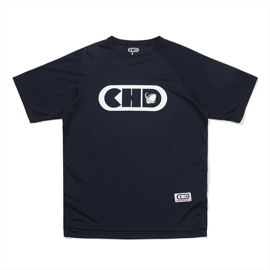 CHD football quick drying short sleeved T-shirt in navy blue