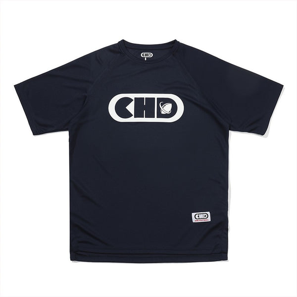 CHD football quick drying short sleeved T-shirt in navy blue