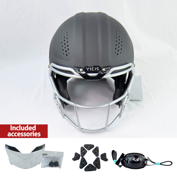 VICIS Zero2 Elite Adult FootBall Helmet L Silver SO212 V12