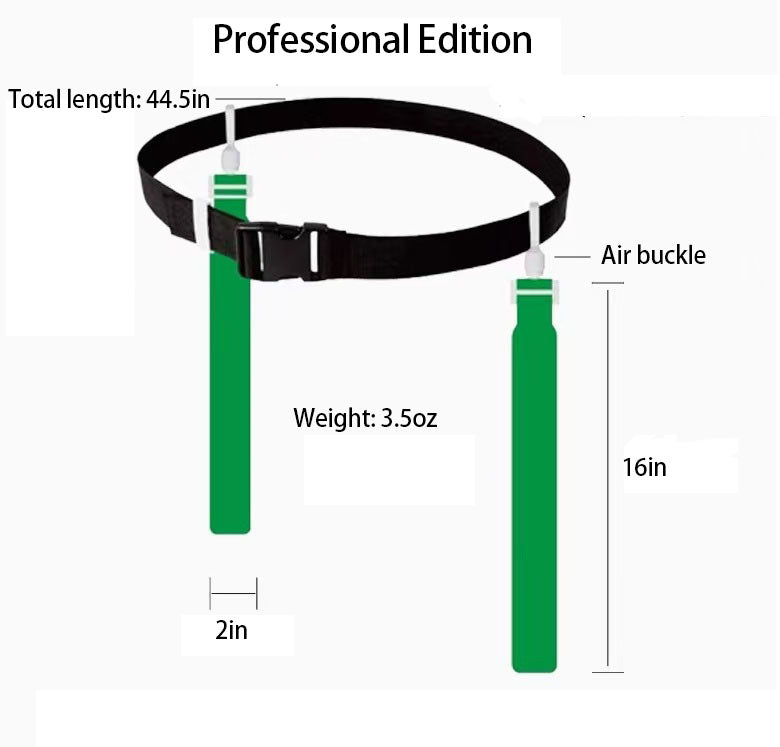 CHD Flag Football Belt, 1/2/5/7/10/14pcs/28pcs