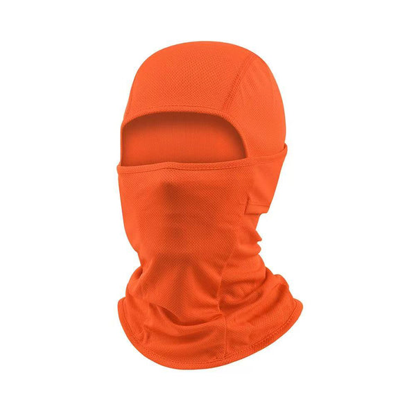 CHD balaclava  breathable mesh Face Cover orange