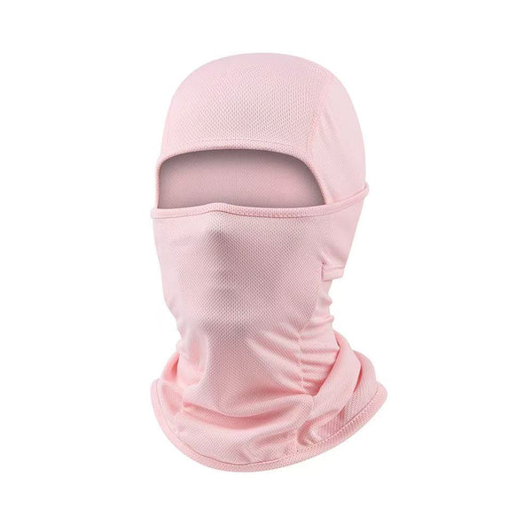 CHD balaclava  breathable mesh Face Cover pink