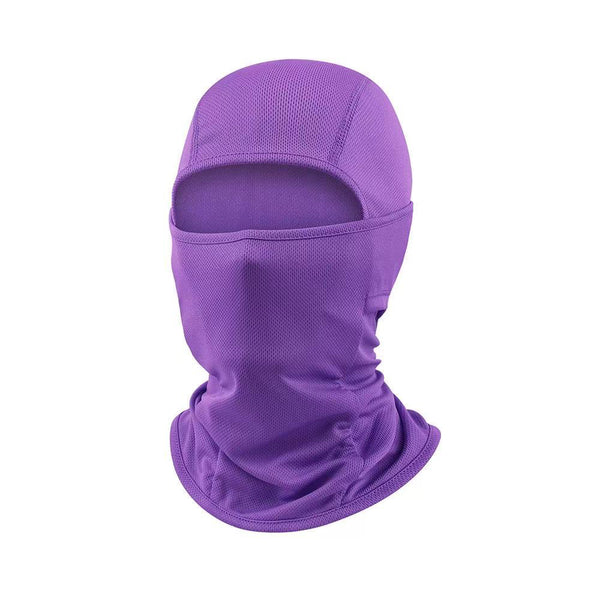 CHD balaclava  breathable mesh Face Cover  Purple