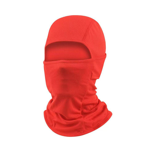 CHD balaclava  breathable mesh Face Cover Red