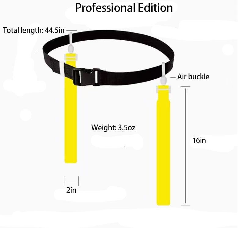 CHD Flag Football Belt, 1/2/5/7/10/14pcs/28pcs