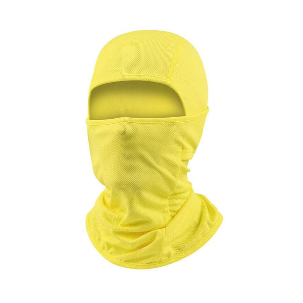CHD balaclava  breathable mesh Face Cover Yellow